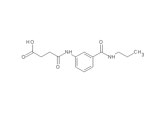 4-oxo-4-({3-[(propylamino)carbonyl]phenyl}amino)butanoic acid