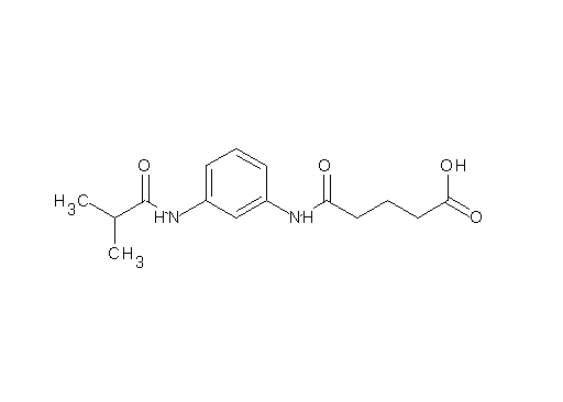 5-{[3-(isobutyrylamino)phenyl]amino}-5-oxopentanoic acid - Click Image to Close