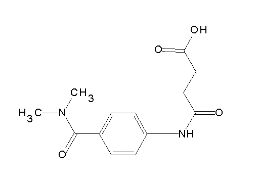 4-({4-[(dimethylamino)carbonyl]phenyl}amino)-4-oxobutanoic acid