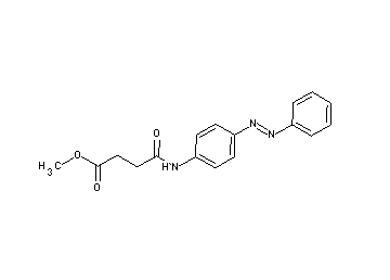 methyl 4-oxo-4-{[4-(phenyldiazenyl)phenyl]amino}butanoate - Click Image to Close
