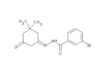 3-bromo-N'-(3,3-dimethyl-5-oxocyclohexylidene)benzohydrazide - Click Image to Close