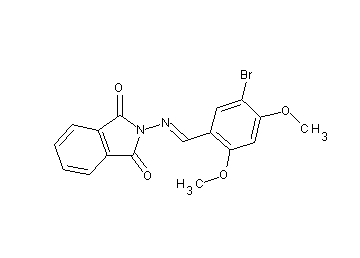 2-[(5-bromo-2,4-dimethoxybenzylidene)amino]-1H-isoindole-1,3(2H)-dione - Click Image to Close