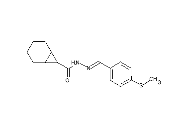N'-[4-(methylsulfanyl)benzylidene]bicyclo[4.1.0]heptane-7-carbohydrazide - Click Image to Close