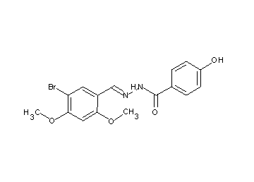 N'-(5-bromo-2,4-dimethoxybenzylidene)-4-hydroxybenzohydrazide - Click Image to Close