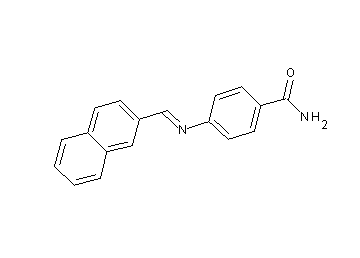 4-[(2-naphthylmethylene)amino]benzamide - Click Image to Close