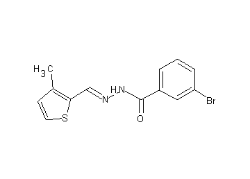 3-bromo-N'-[(3-methyl-2-thienyl)methylene]benzohydrazide - Click Image to Close