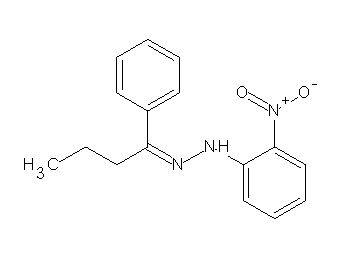 1-(2-nitrophenyl)-2-(1-phenylbutylidene)hydrazine - Click Image to Close