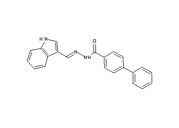 N'-(1H-indol-3-ylmethylene)-4-biphenylcarbohydrazide - Click Image to Close