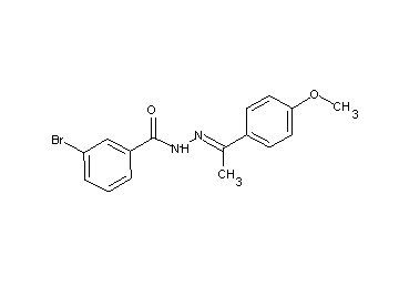 3-bromo-N'-[1-(4-methoxyphenyl)ethylidene]benzohydrazide - Click Image to Close