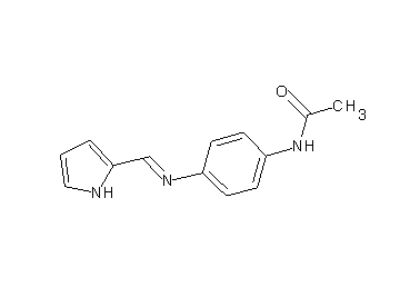 N-{4-[(1H-pyrrol-2-ylmethylene)amino]phenyl}acetamide - Click Image to Close