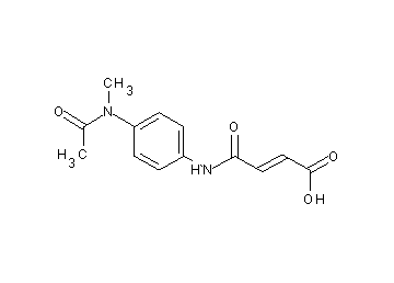 4-({4-[acetyl(methyl)amino]phenyl}amino)-4-oxo-2-butenoic acid - Click Image to Close