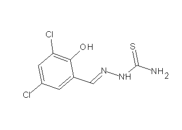 3,5-dichloro-2-hydroxybenzaldehyde thiosemicarbazone - Click Image to Close