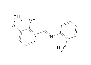 2-methoxy-6-{[(2-methylphenyl)imino]methyl}phenol - Click Image to Close