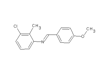 (3-chloro-2-methylphenyl)(4-methoxybenzylidene)amine - Click Image to Close