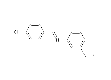 3-[(4-chlorobenzylidene)amino]benzonitrile - Click Image to Close
