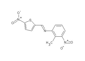 (2-methyl-3-nitrophenyl)[(5-nitro-2-thienyl)methylene]amine - Click Image to Close