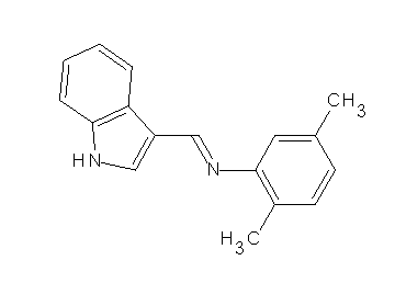 N-(1H-indol-3-ylmethylene)-2,5-dimethylaniline - Click Image to Close