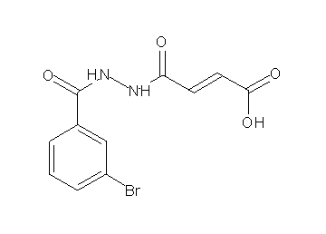 4-[2-(3-bromobenzoyl)hydrazino]-4-oxo-2-butenoic acid - Click Image to Close
