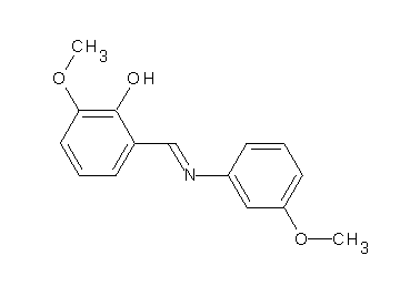2-methoxy-6-{[(3-methoxyphenyl)imino]methyl}phenol - Click Image to Close