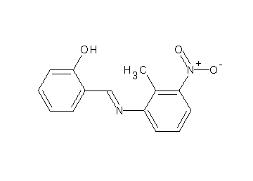 2-{[(2-methyl-3-nitrophenyl)imino]methyl}phenol - Click Image to Close