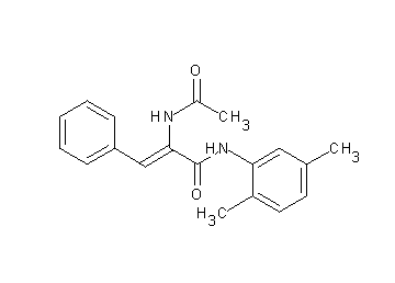 2-(acetylamino)-N-(2,5-dimethylphenyl)-3-phenylacrylamide - Click Image to Close