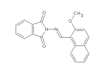 2-{[(2-methoxy-1-naphthyl)methylene]amino}-1H-isoindole-1,3(2H)-dione - Click Image to Close