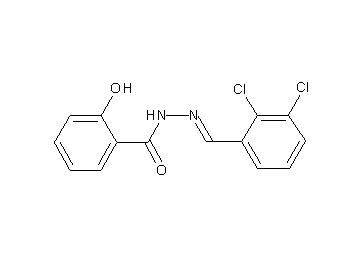 N'-(2,3-dichlorobenzylidene)-2-hydroxybenzohydrazide - Click Image to Close