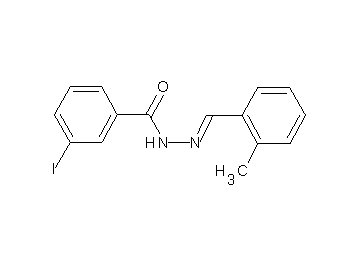 3-iodo-N'-(2-methylbenzylidene)benzohydrazide - Click Image to Close