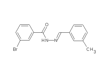 3-bromo-N'-(3-methylbenzylidene)benzohydrazide - Click Image to Close