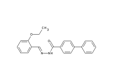 N'-(2-ethoxybenzylidene)-4-biphenylcarbohydrazide - Click Image to Close