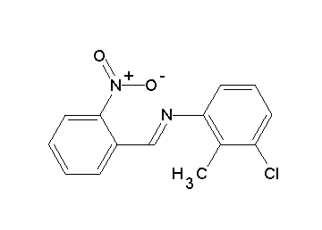 (3-chloro-2-methylphenyl)(2-nitrobenzylidene)amine - Click Image to Close