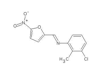 (3-chloro-2-methylphenyl)[(5-nitro-2-furyl)methylene]amine - Click Image to Close