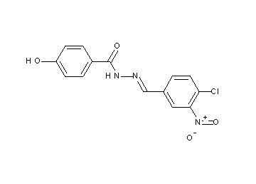 N'-(4-chloro-3-nitrobenzylidene)-4-hydroxybenzohydrazide