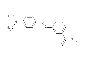 3-{[4-(dimethylamino)benzylidene]amino}benzamide - Click Image to Close
