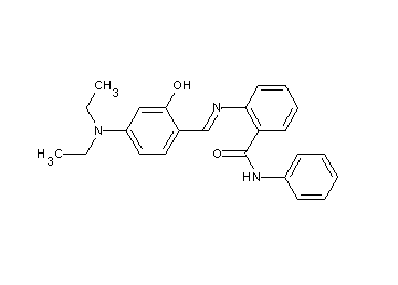 2-{[4-(diethylamino)-2-hydroxybenzylidene]amino}-N-phenylbenzamide