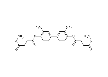 dimethyl 4,4'-[(3,3'-dimethyl-4,4'-biphenyldiyl)di(imino)]bis(4-oxobutanoate)