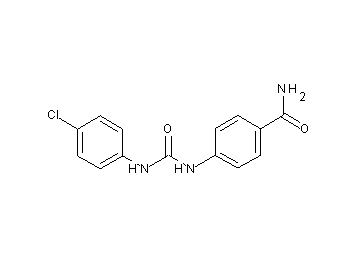 4-({[(4-chlorophenyl)amino]carbonyl}amino)benzamide