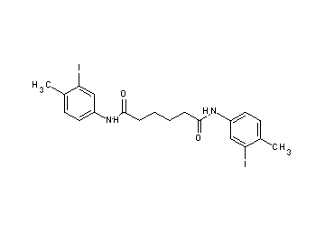N,N'-bis(3-iodo-4-methylphenyl)hexanediamide