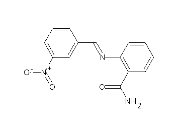 2-[(3-nitrobenzylidene)amino]benzamide