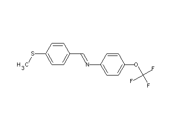 N-[4-(methylsulfanyl)benzylidene]-4-(trifluoromethoxy)aniline - Click Image to Close