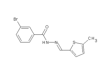 3-bromo-N'-[(5-methyl-2-thienyl)methylene]benzohydrazide - Click Image to Close