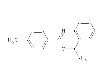 2-[(4-methylbenzylidene)amino]benzamide - Click Image to Close