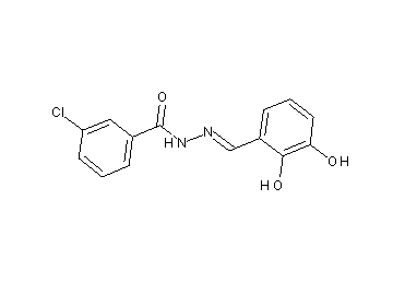 3-chloro-N'-(2,3-dihydroxybenzylidene)benzohydrazide - Click Image to Close