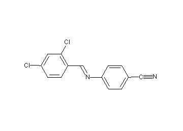 4-[(2,4-dichlorobenzylidene)amino]benzonitrile - Click Image to Close