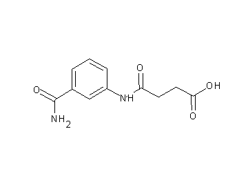 4-{[3-(aminocarbonyl)phenyl]amino}-4-oxobutanoic acid