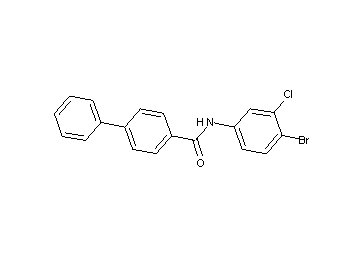 N-(4-bromo-3-chlorophenyl)-4-biphenylcarboxamide - Click Image to Close