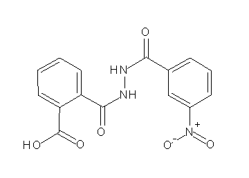 2-{[2-(3-nitrobenzoyl)hydrazino]carbonyl}benzoic acid - Click Image to Close