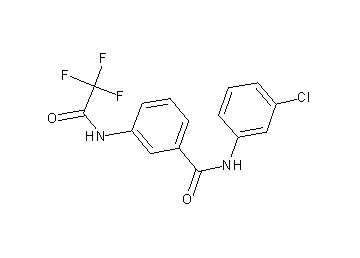 N-(3-chlorophenyl)-3-[(trifluoroacetyl)amino]benzamide - Click Image to Close
