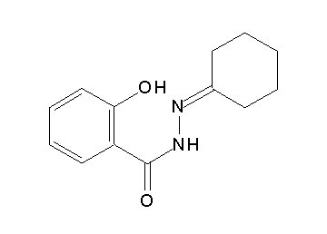 N'-cyclohexylidene-2-hydroxybenzohydrazide - Click Image to Close