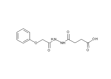 4-oxo-4-[2-(phenoxyacetyl)hydrazino]butanoic acid